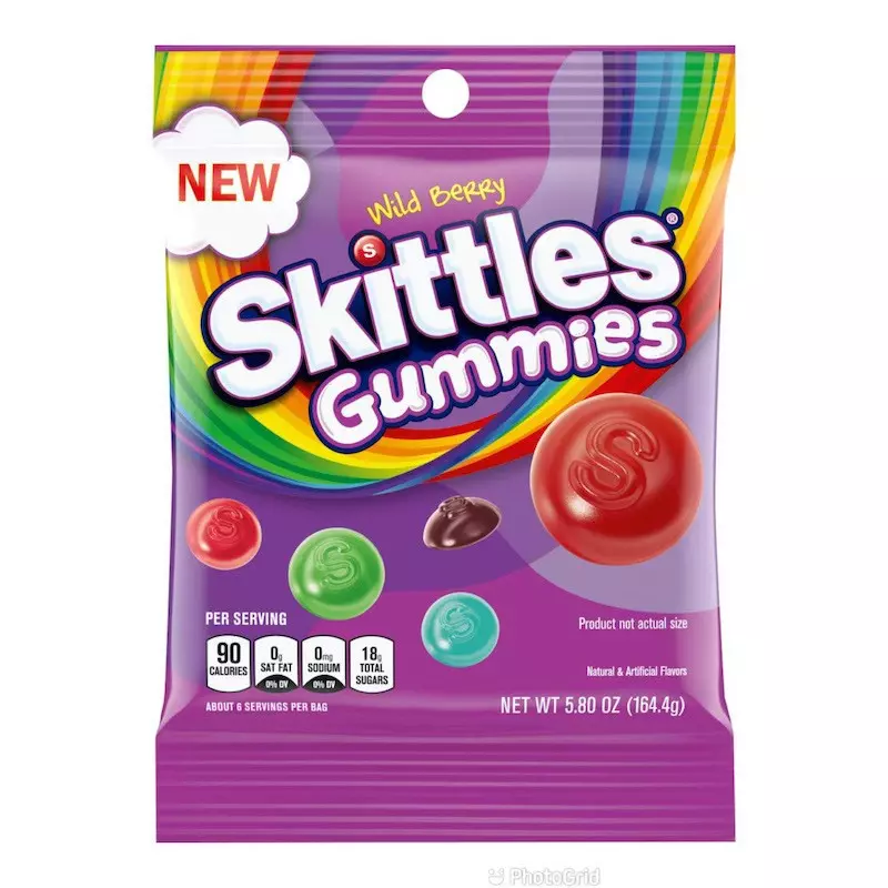 SKITTLES GUMMIES WILD BERRY BAG 164.4 G