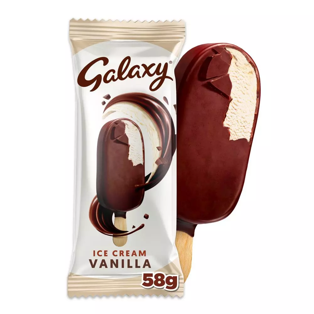 GALAXY ICE CREAM VANILLA STICK 58 G  