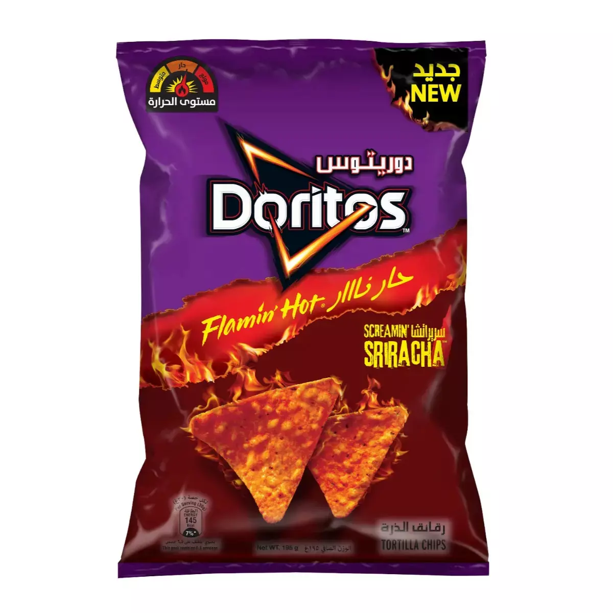 DORITOS FLAMIN HOT SIRACHA 195 G