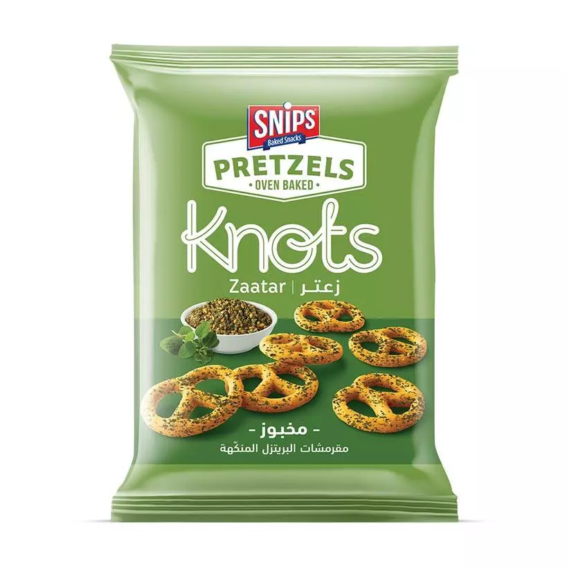 SNIPS PRETZELS KNOTS ZAATAR 30 G