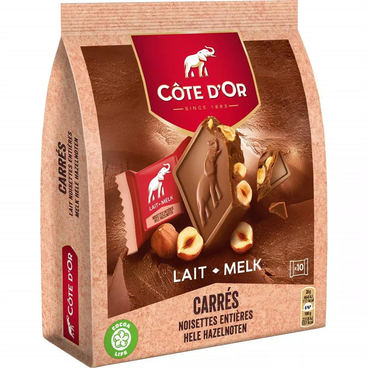 COTE DOR MINI LAIT NOISETTES 200 G