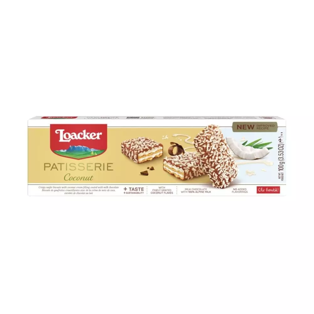 LOACKER PATISSERIE COCONUT100 G