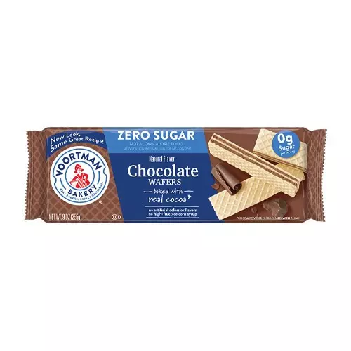VOORTMAN WAFER SUGAR FREE 255G CHOCOLATE