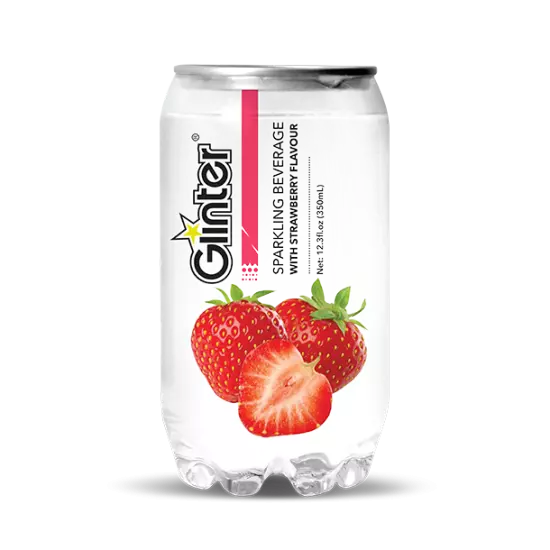 GLINTER SPARKLING WATER STRAWBERRY 350 ML