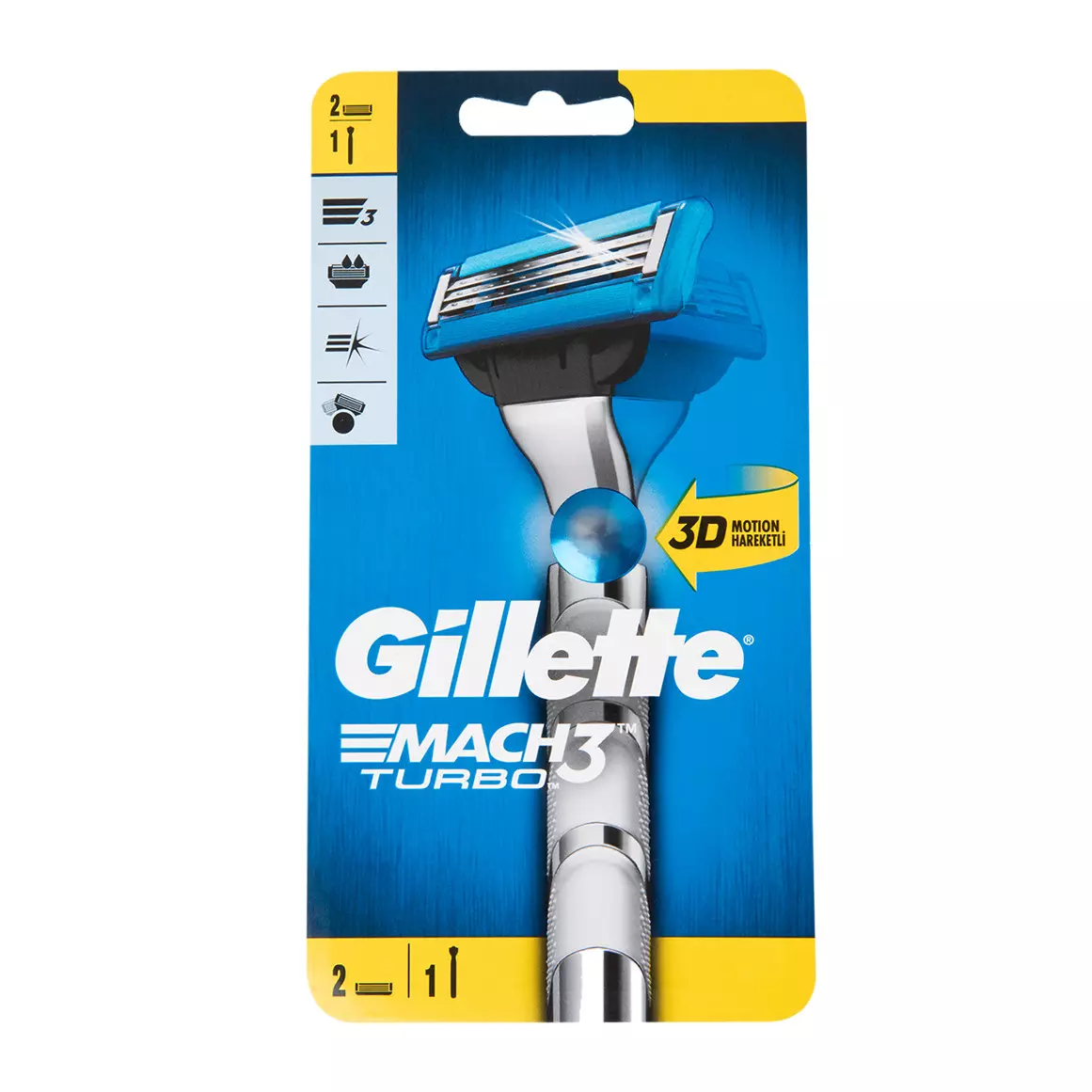 GILLETTE MACH 3 TURBO  