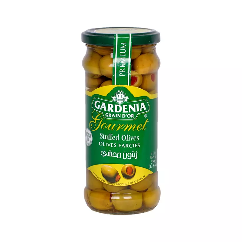 GARDENIA GRAIN DOR OLIVES STUFFED WITH CHILI 350 G