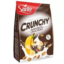 SANTE CRUNCHY BANANA & CHOCOLATE 350G