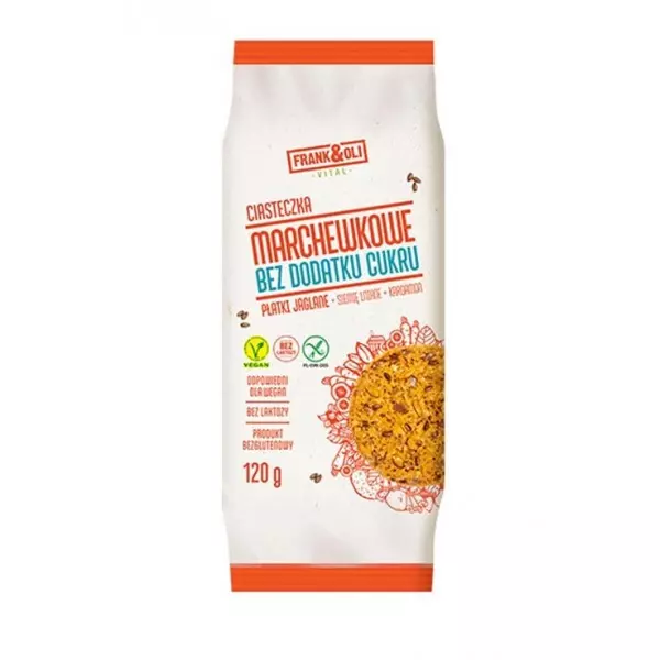 FRANK&OLI COOKIES CARROT SF 120 G