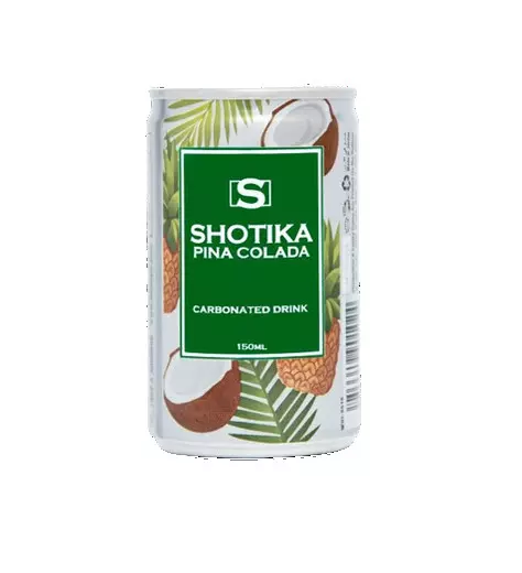 SHOTIKA PINA COLADA CARBONATED DRINK 150 ML
