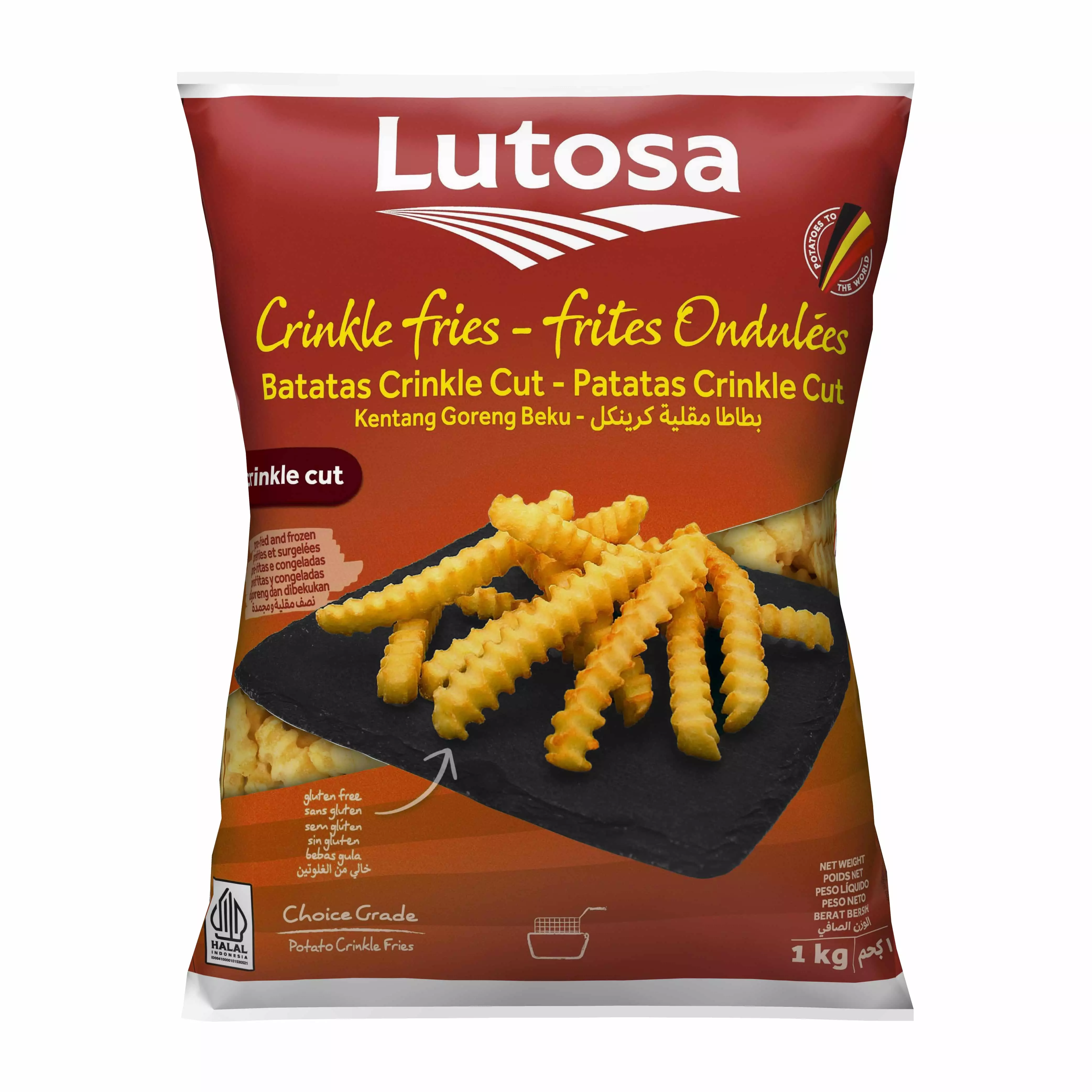 LUTOSA CRINKLE FRIES 1 KG