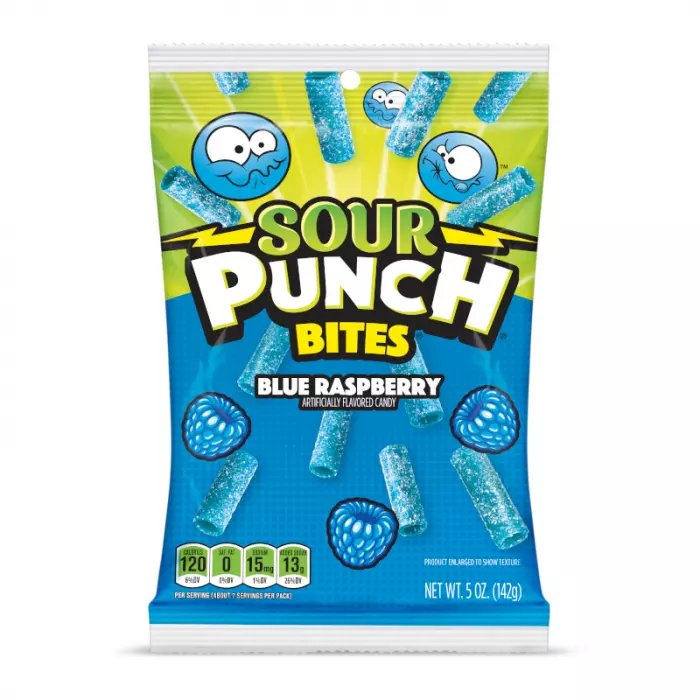 SOUR PUNCH BLUE RASBERRY 142G