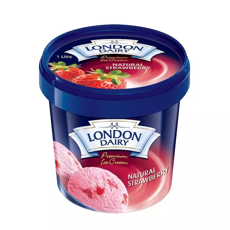 LONDON DAIRY NATURAL STRAWBERRY 1L 