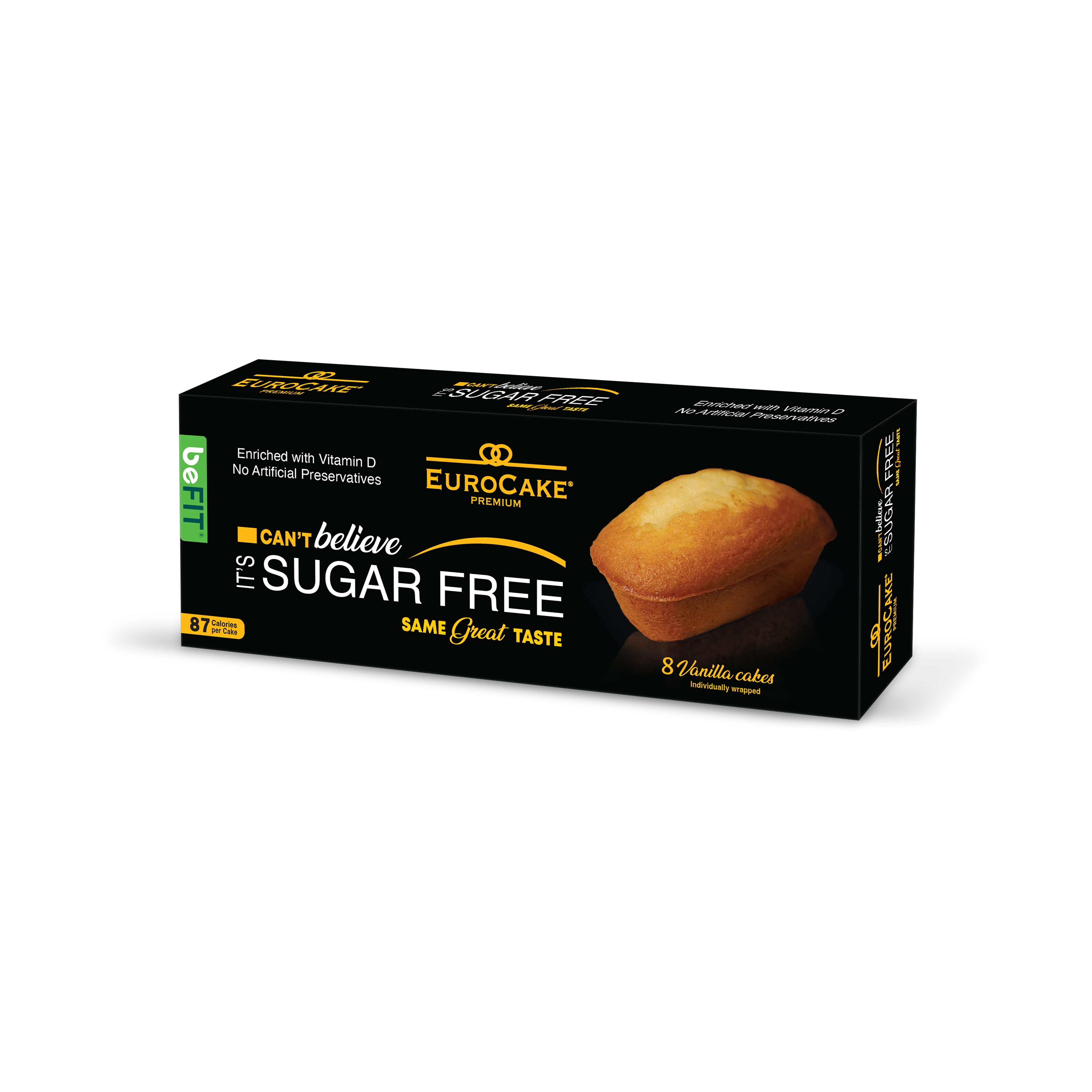 EUROCAKE VANILLA CAKES SF *8 184 G