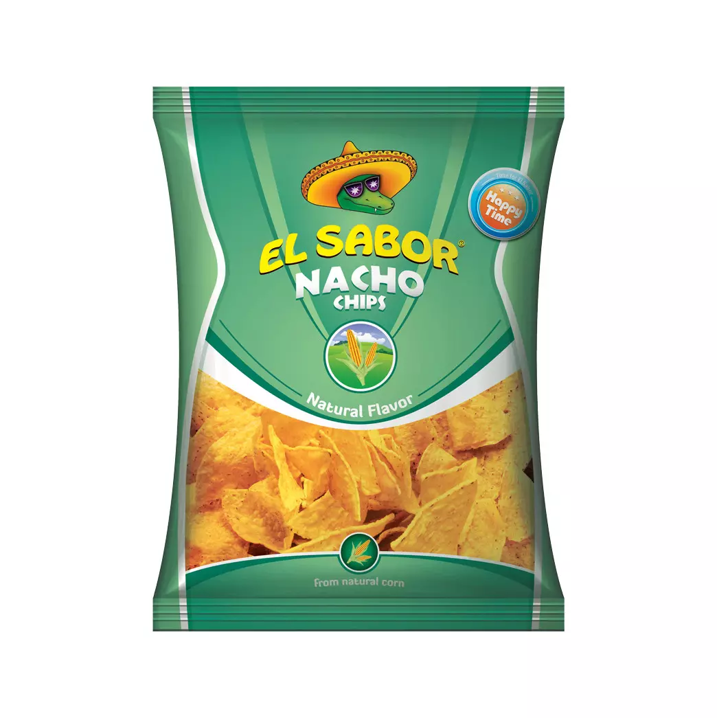 NACHO CHIPS NATURAL GREEN *100G