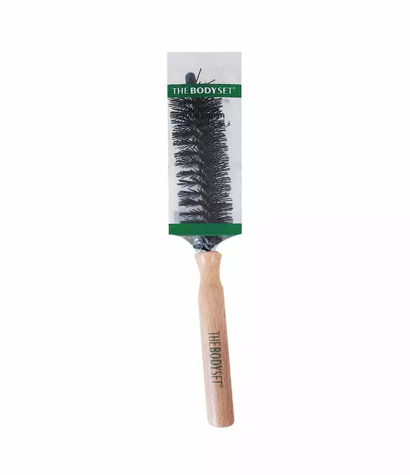 THE BODYSET WOODEN HAIR BRUSH ROLL 3118 