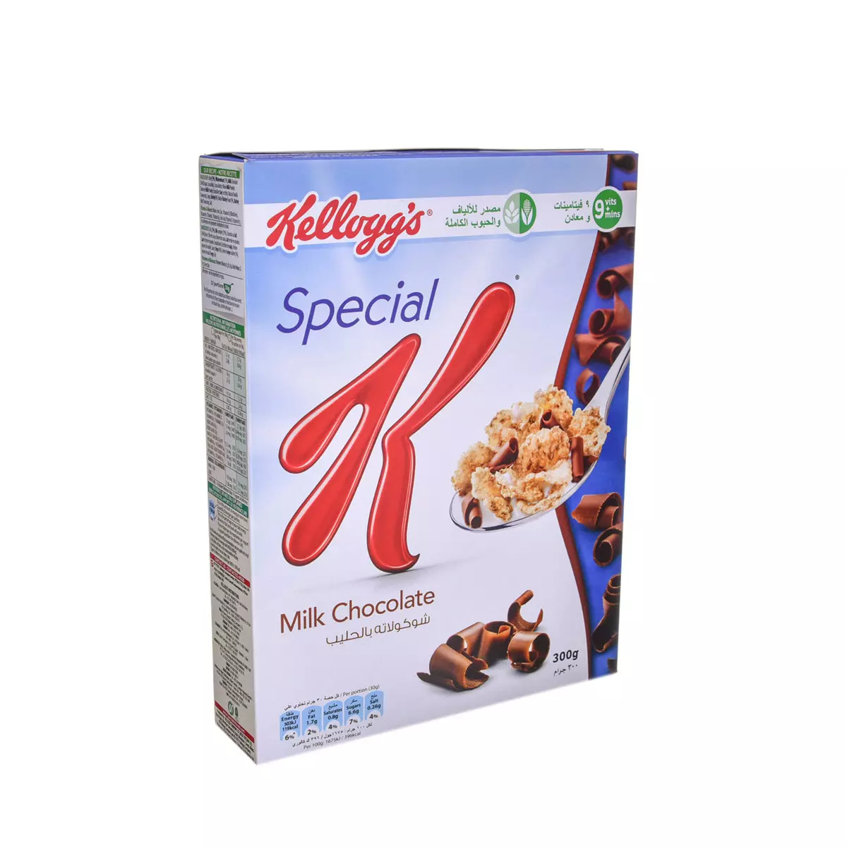 KELLOGGS MILK CHOCOLATE CEREAL 300G 