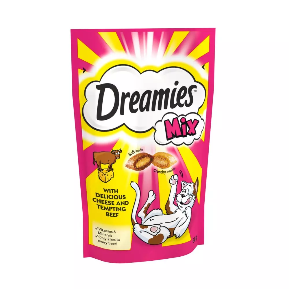 DREAMIES BEEF CAT FOOD 60 G