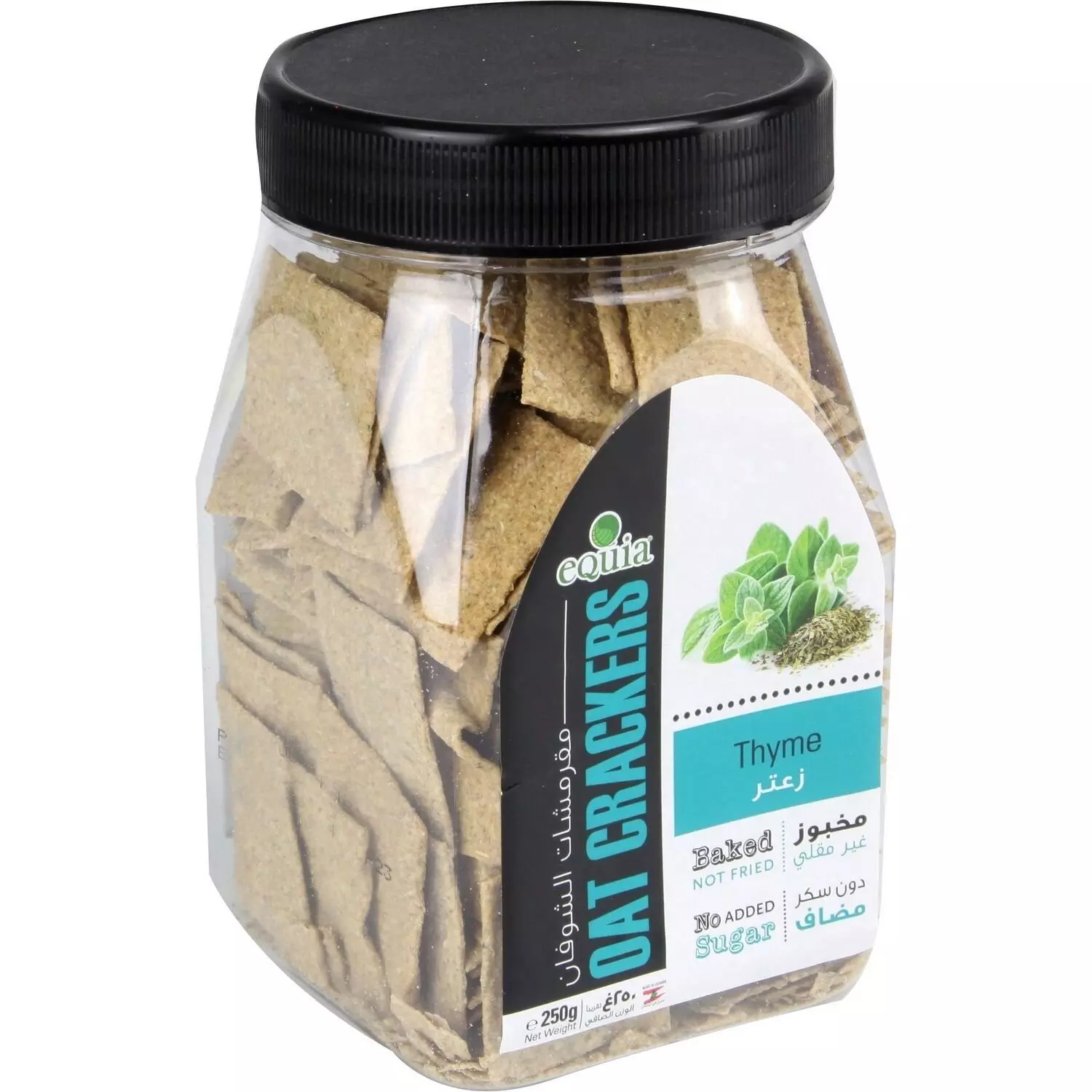 EQUIA OAT CRACKERS THYME 250G 