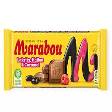 MARABOU  LAKRIDS RASPBERRY CARAMEL 185 G