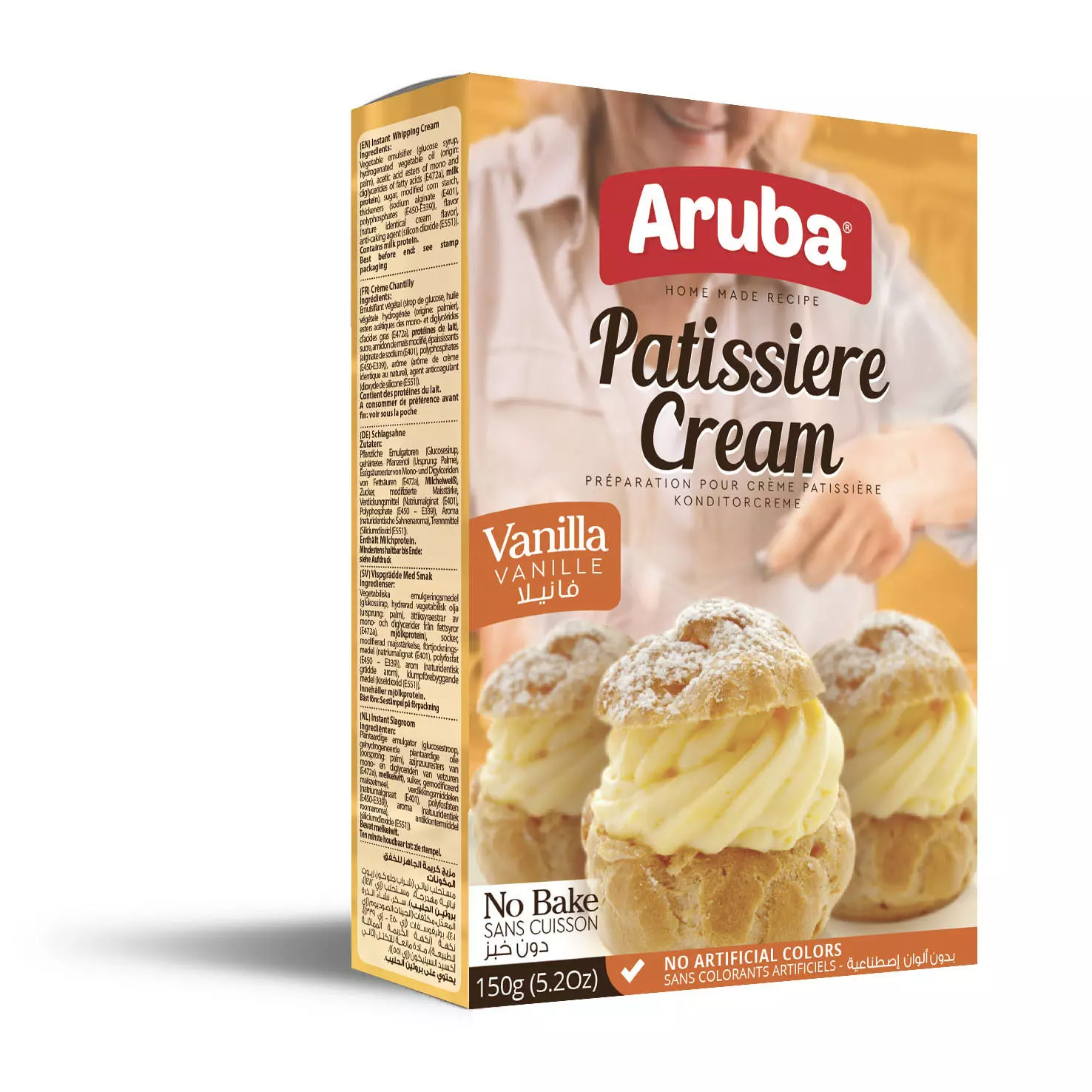ARUBA PATISSIERE CREAM VANILLA 150G  