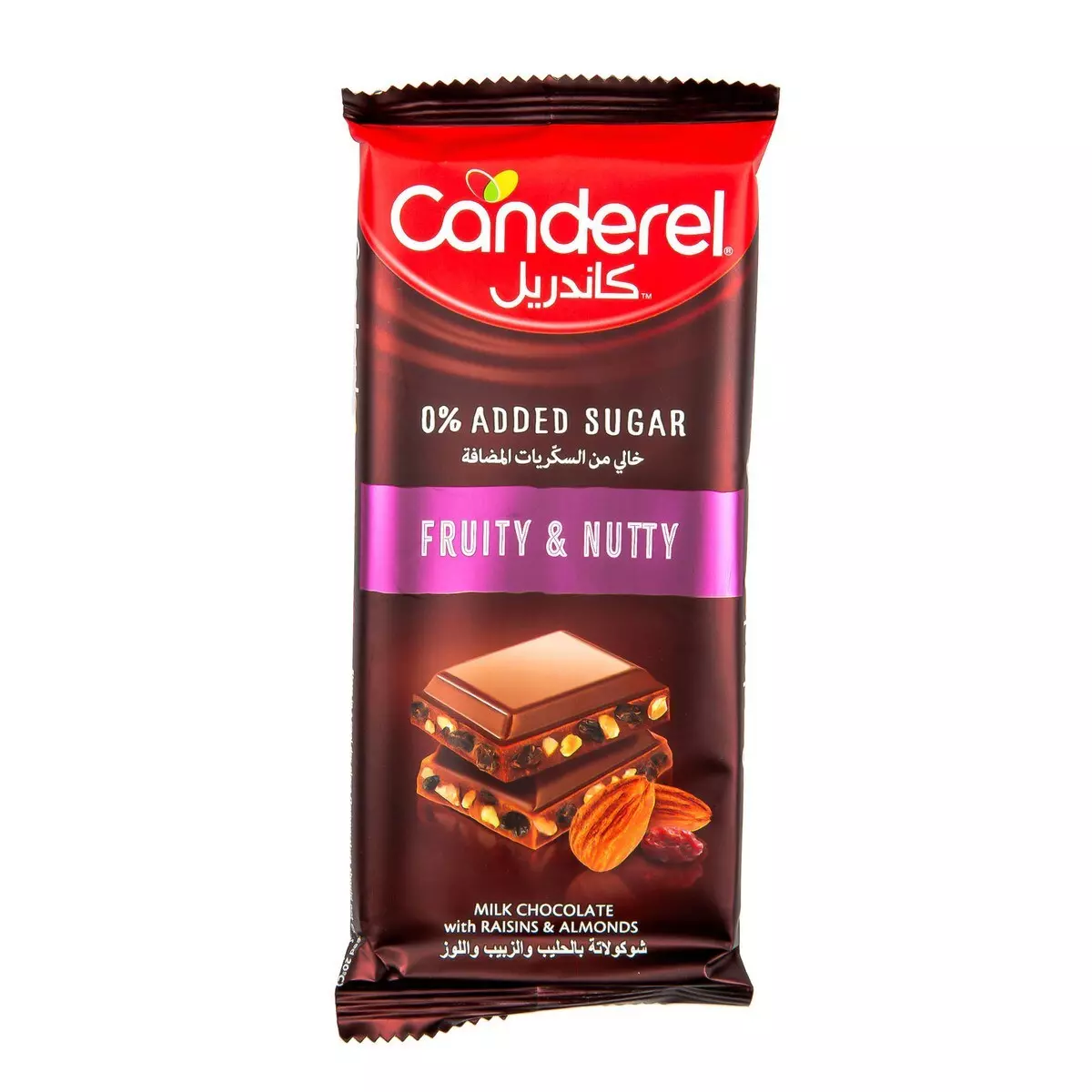 CANDEREL CHOCO FRUITS & NUTS 100G