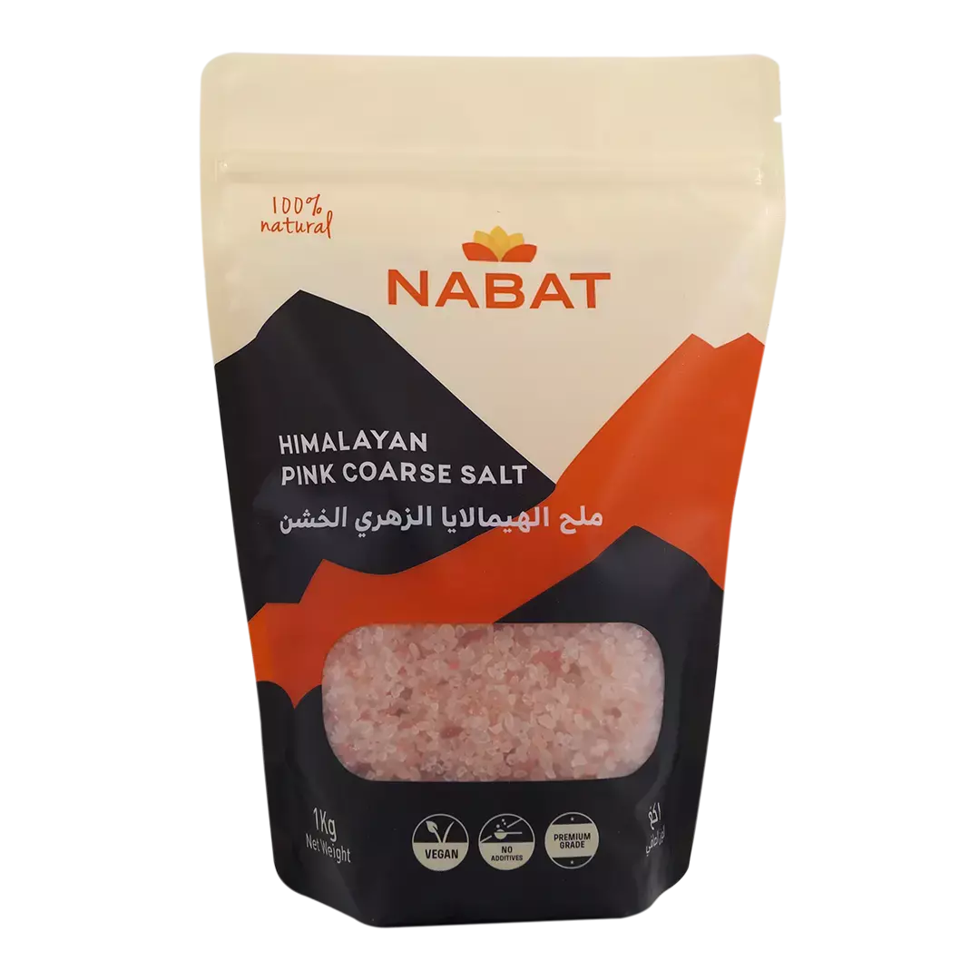 NABAT HIMALAYAN PINK COARSE SALT 1 KG