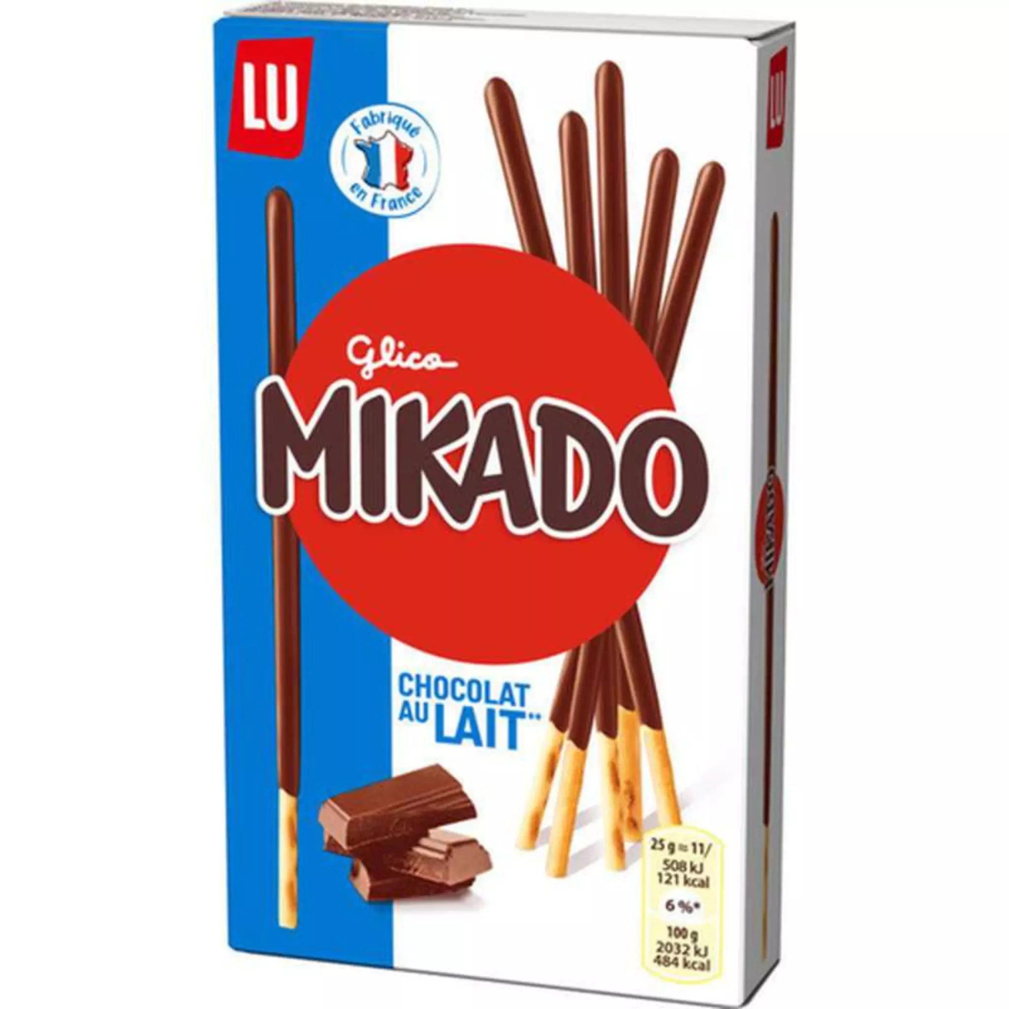 LU MIKADO CHOCOLAT LAIT 90G 