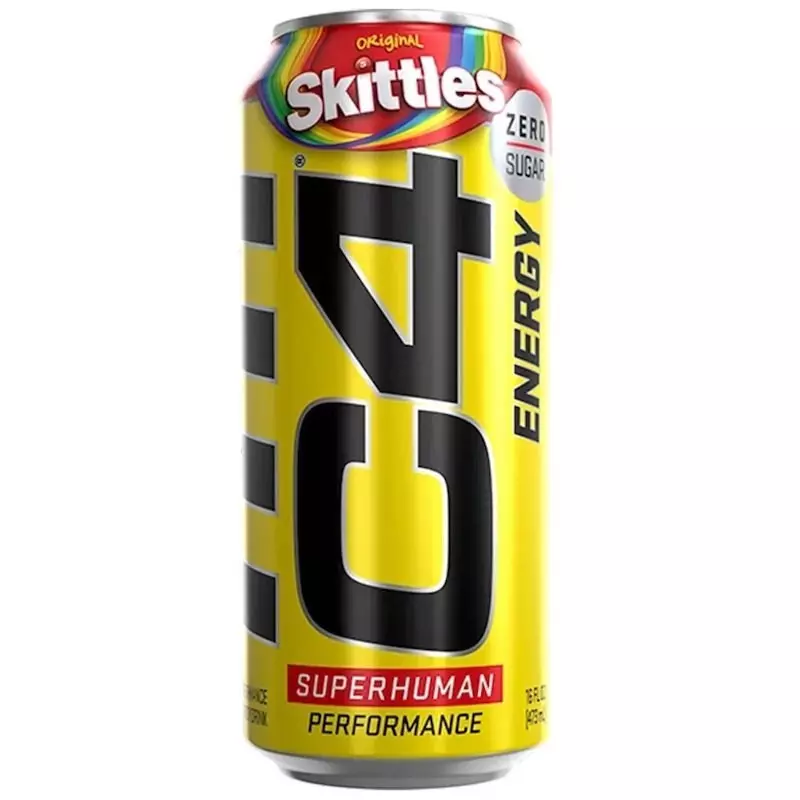 C4 ENERGY DRINK ORIGINAL SKITTLES 473 ML