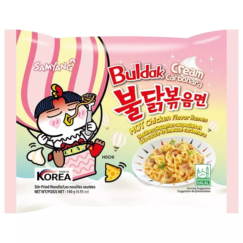 SAMYANG BULDAK CREAM CARBONARA 140G  