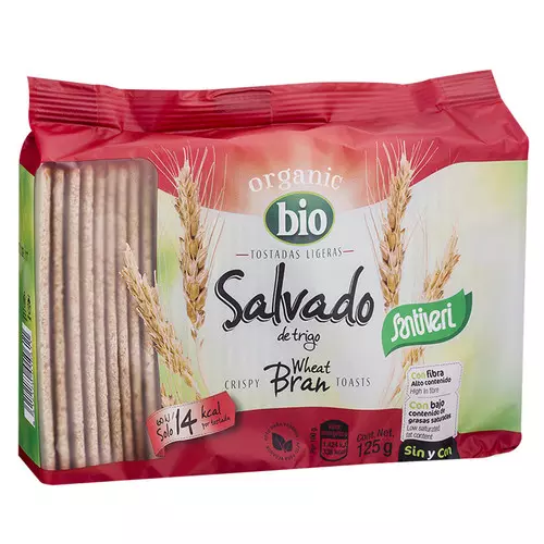 SANTIVERI TOAST LIGHT BRAN 125 G