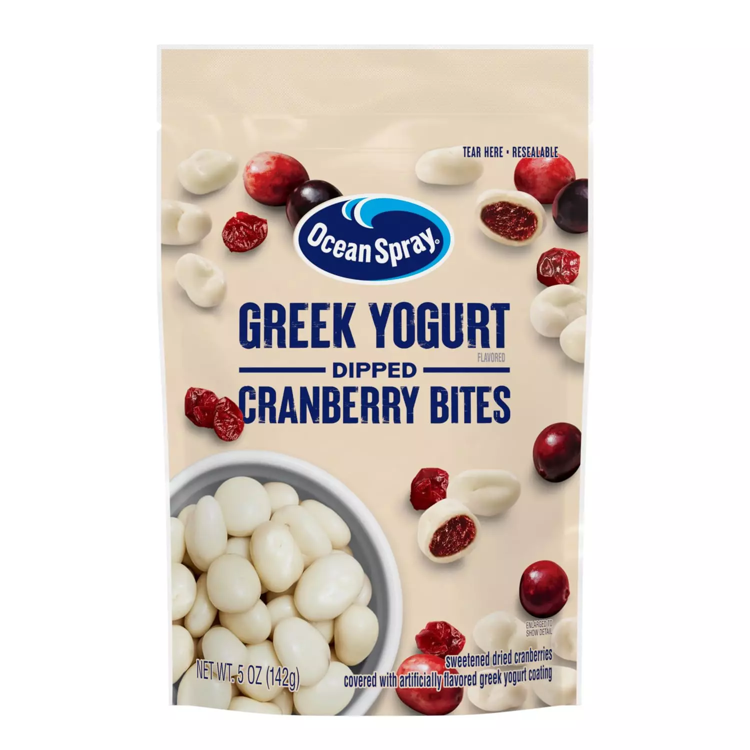 OCEAN SPRAY GREEK YOGURT CRANBERRY BITES 142G