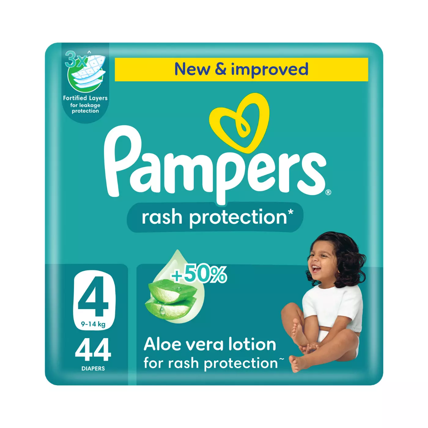 PAMPERS DIAPERS *44 #4 9_14 KG
