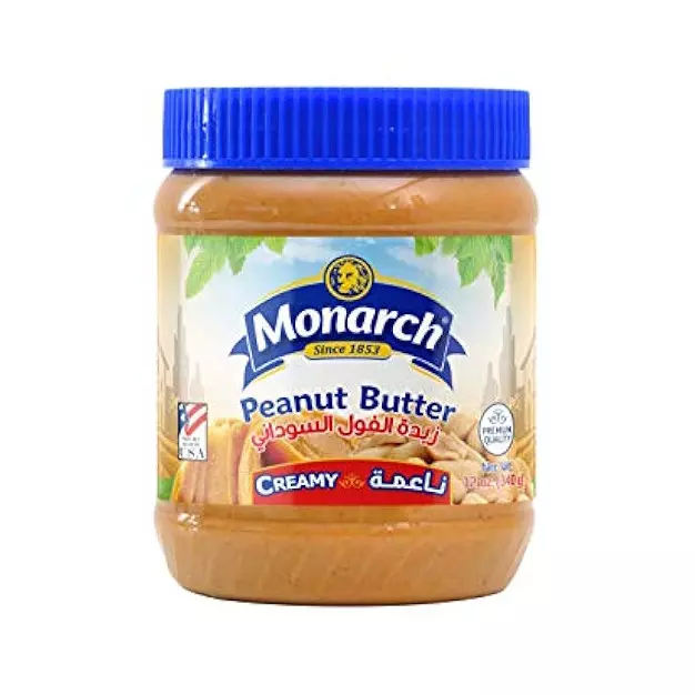 MONARCH PEANUT BUTTER CRUNCHY 340G