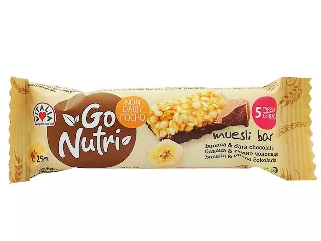 GO NUTRI CEREAL BAR BANANA & CHOCOLATE 25G  