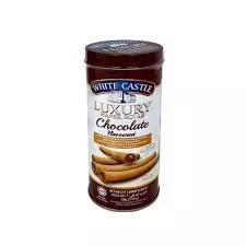 WHITE CASTLE LUXURY WAFFER ROLL CHOCOLATE 100G