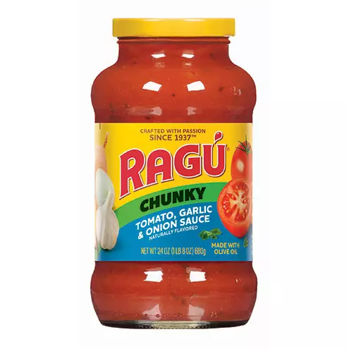 RAGU CHUNKY TOMATO GARLIC & ONION SAUCE 680G 