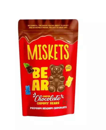 MISKETS BEAR JELLY CHOCOLATE COATED 120G  