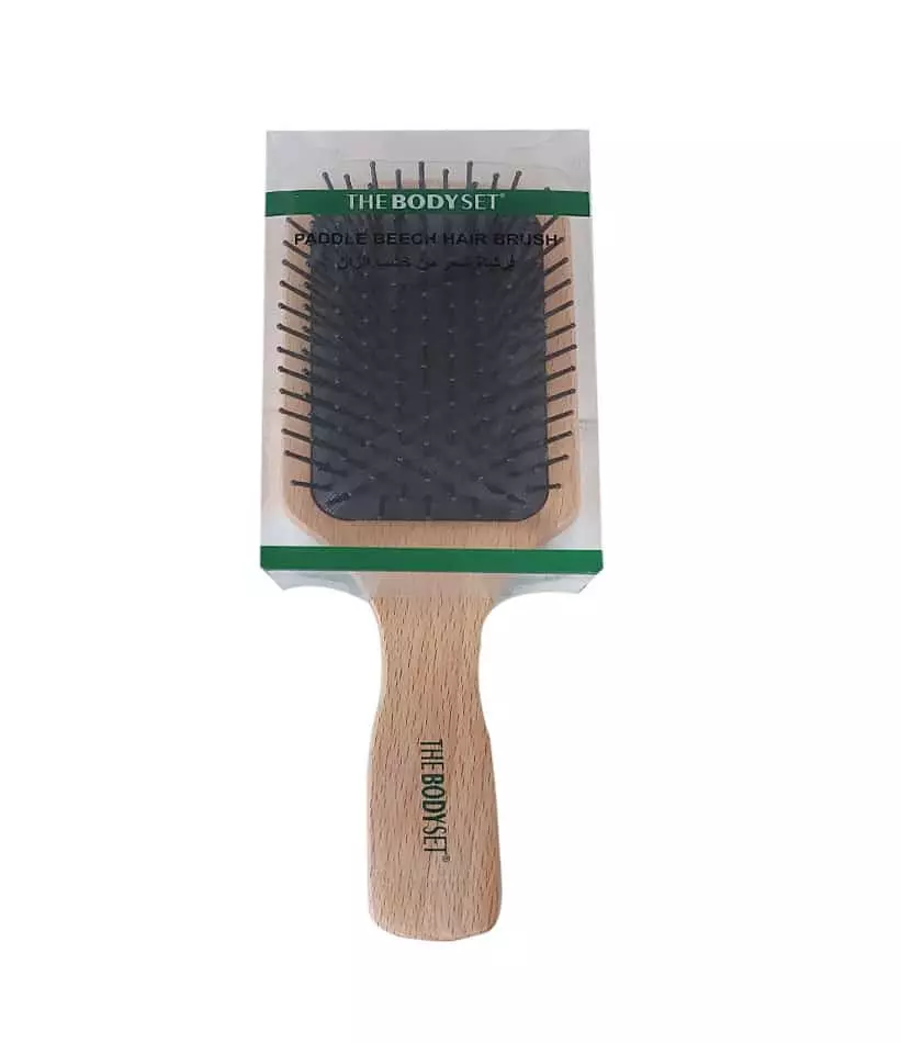 THE BODYSET PADDLE BEECH HAIR BRUSH 3047 