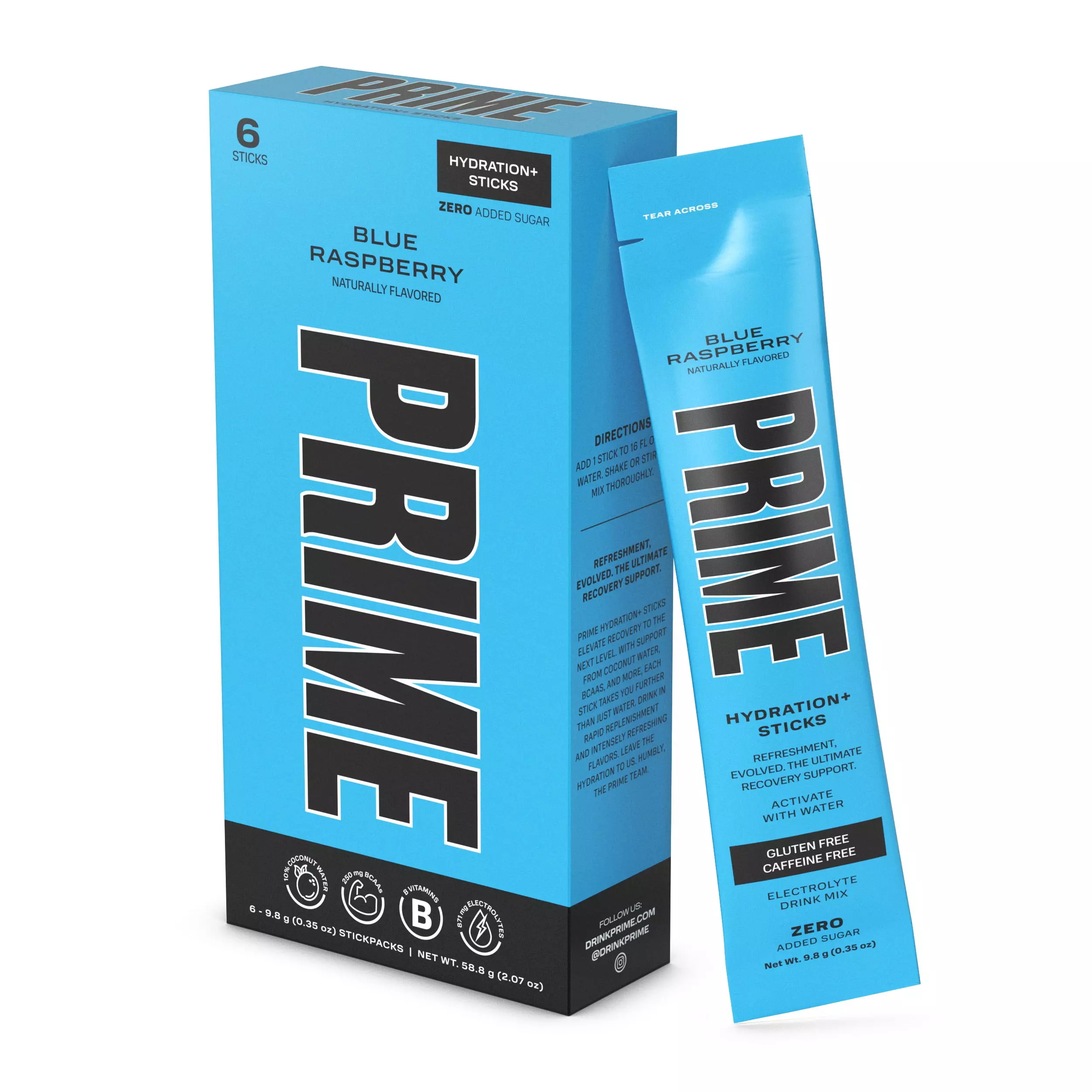 PRIME POWDER BLUE RASPBERRY 9G*6