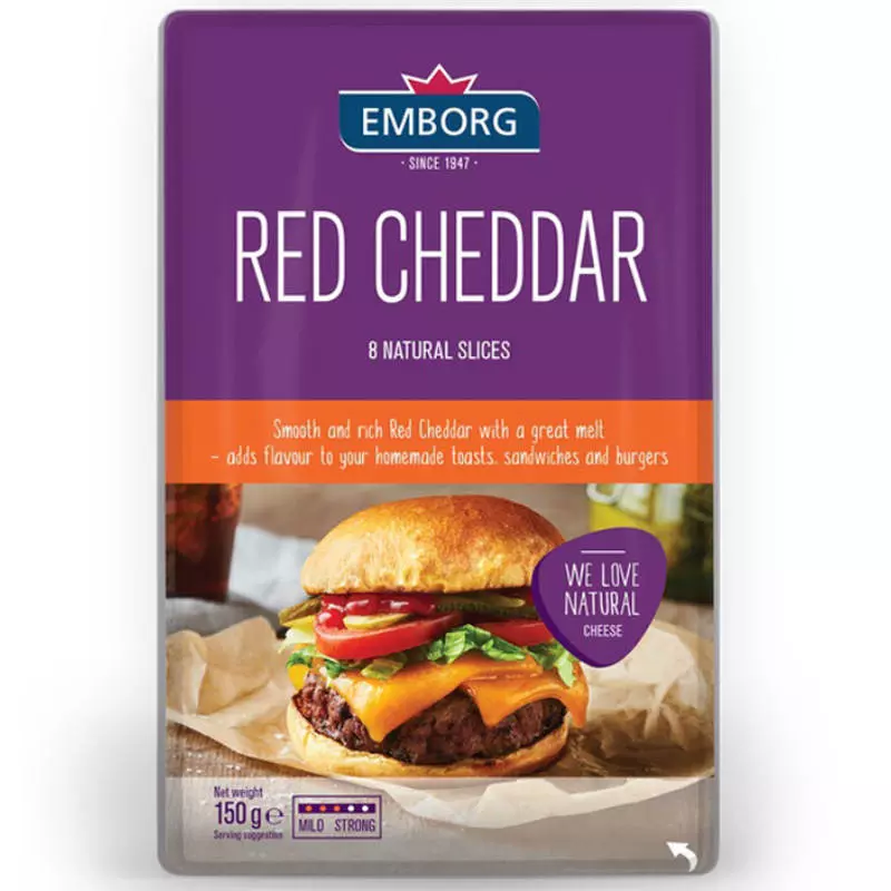 EMBORG RED CHEDDARC 150 G