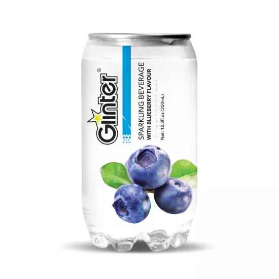 GLINTER SPARKLING WATER BLUEBERRY 350 ML