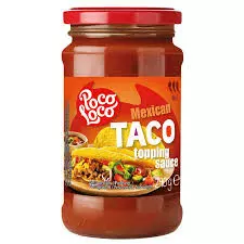 POCO LOCO MEXICAN TACO TOPPING SAUCE 290G