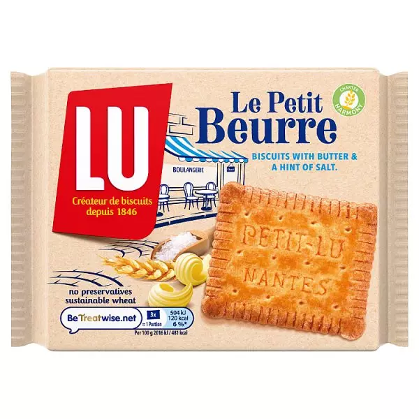 LU PETIT BEURRE SALTED BISCUIT 167 G