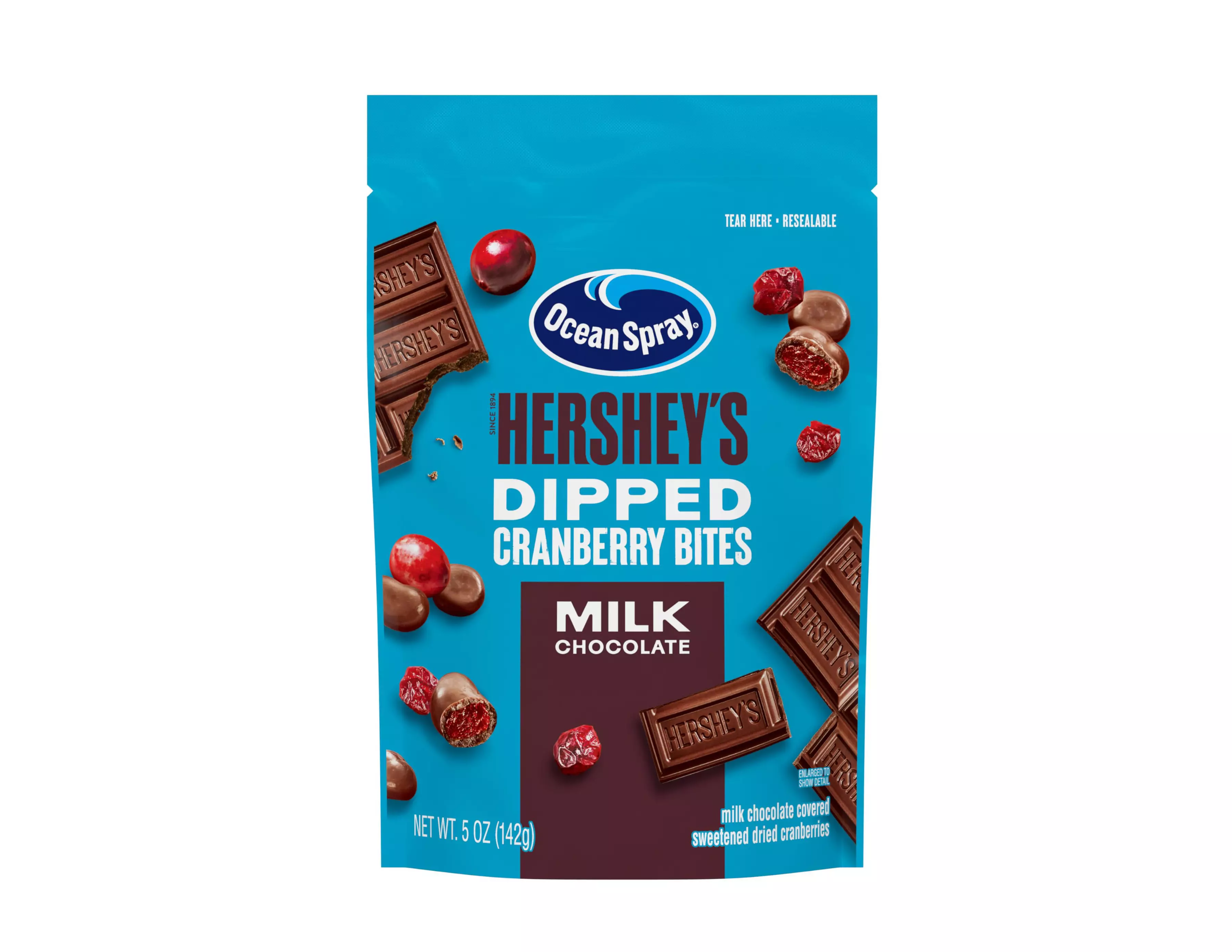 OCEAN SPRAY HERSHEY DIP BITES 142G