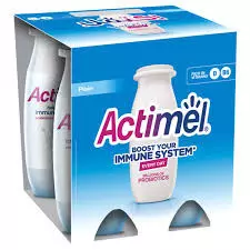 ACTIMEL PROBIOTICS PLAIN 93ML*4