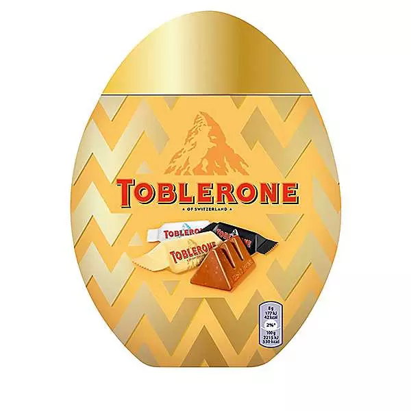 TOBLERONE CHOCOLATE MINI EGG BARS 192G 