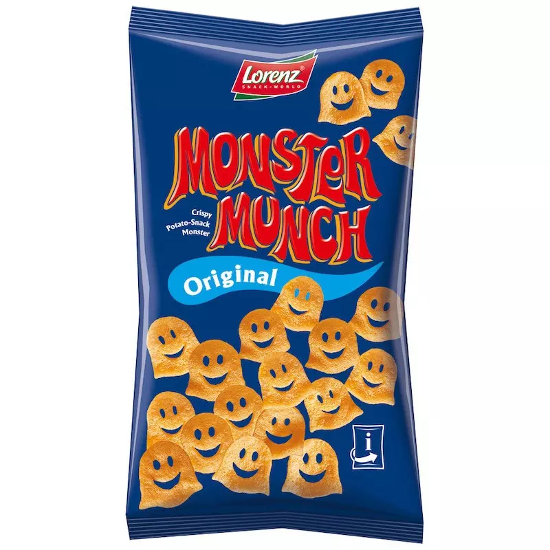 LORENZ MONSTER MUNCH CRISPY POTATO SNACK 75 G