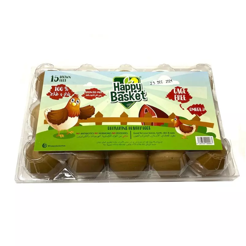 HAPPY BASKET BROWN EGGS *15