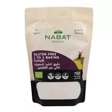 NABAT ORGANIC 1 TO 1 BAKING FLOUR 750 G