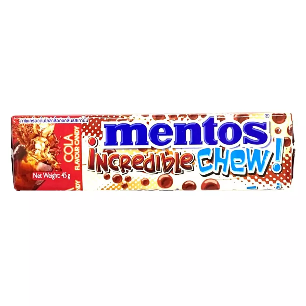 MENTOS INCREDIBLE CHEW COLA 45 G